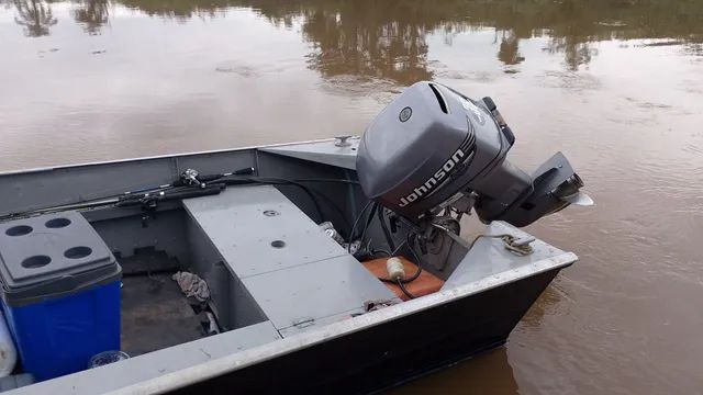 1989 Gregor Aluminum Boat 