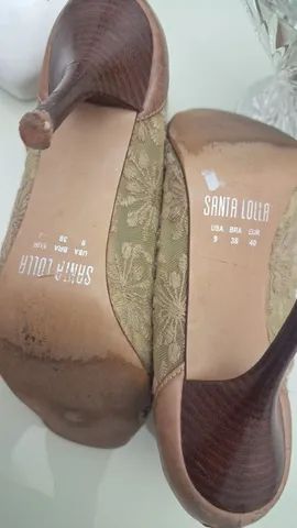 Ankle boot Santa Lolla em couro 38 - Foto 4