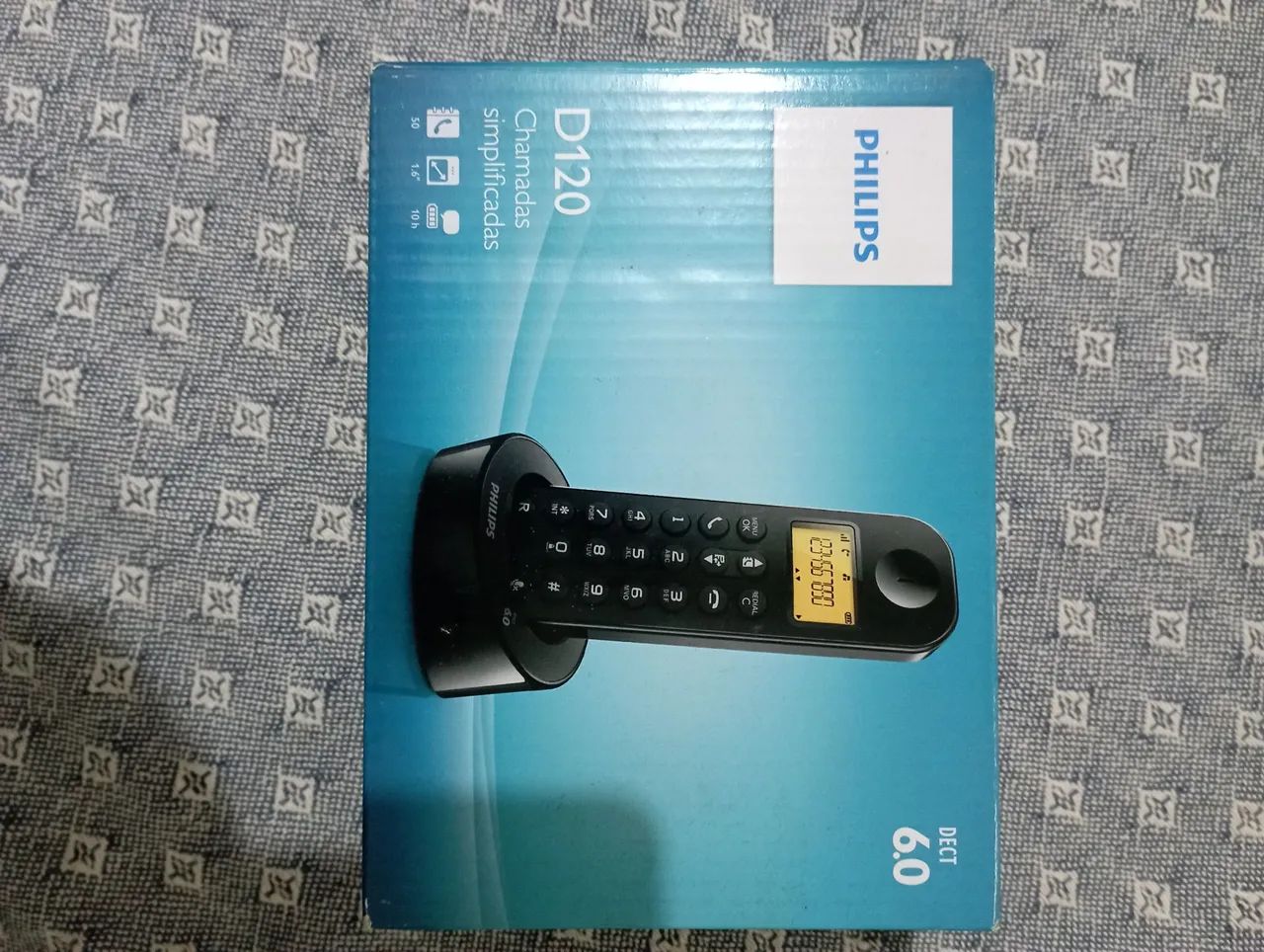 Telefone sem fio Philips d120 dect6.064315679272067121