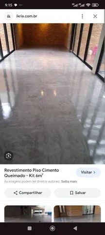 Piso líquido cimento queimado  - Foto 3