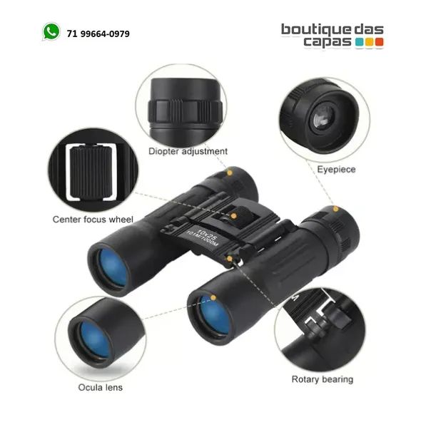  Binóculo Ecooda 10x25 - EC3163 - Foto 2