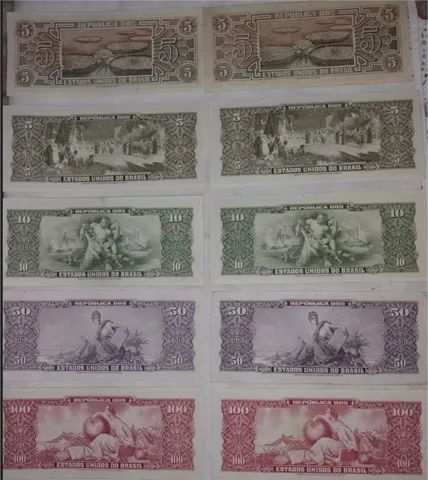Cedúlas Lote com 10 cédulas cruzeiro em excelente estado - Foto 2