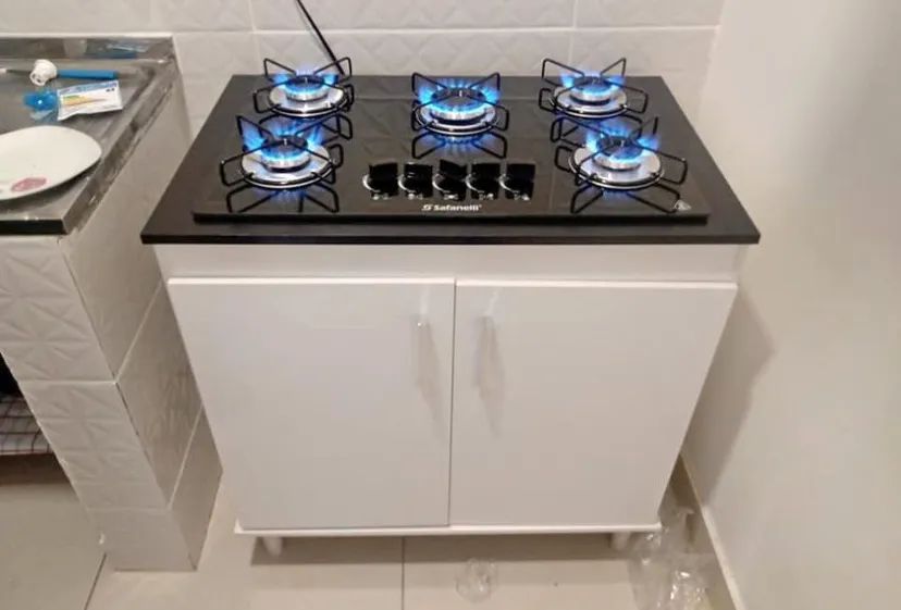 Fogão + balcão cooktop 