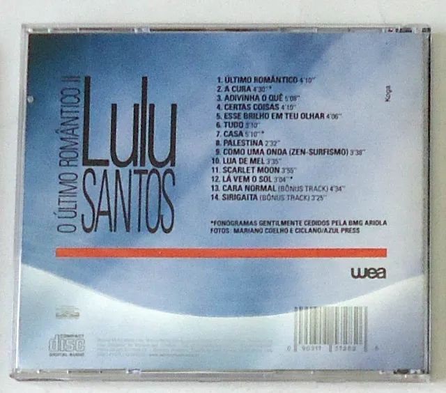 CD Lulu Santos - O Último Romântico 2 - Foto 2