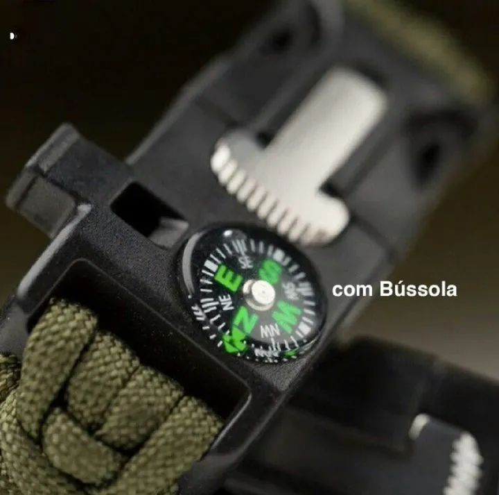 Pulseira militar paracord - Foto 5
