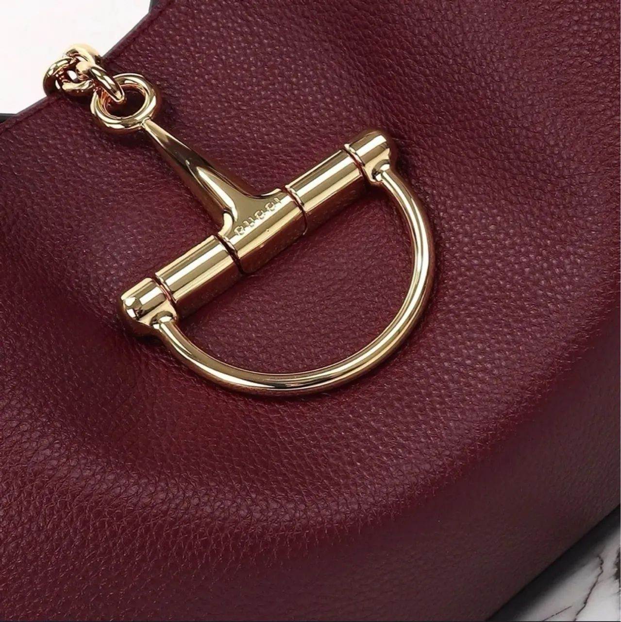 Gucci Softbit maxi shoulder bag Bordo Original - Foto 3