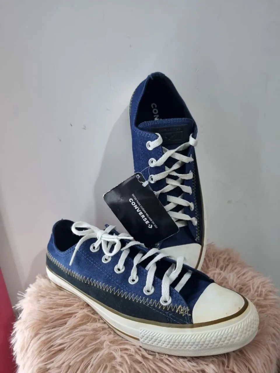 Converse All Star azul jeans 