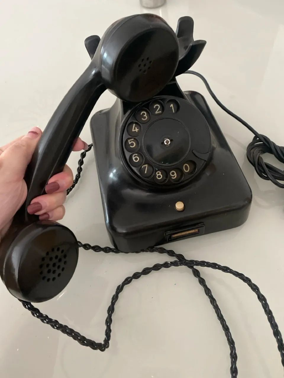Telefone Antigo com Disco preto - Foto 2