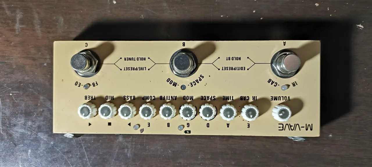 Pedal M-VAVE - Processador de Guitarra e IR