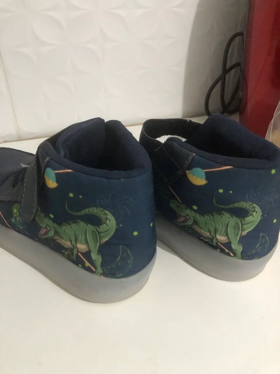 Botinha infantil Led Dinossauro TAM 34 - Foto 2