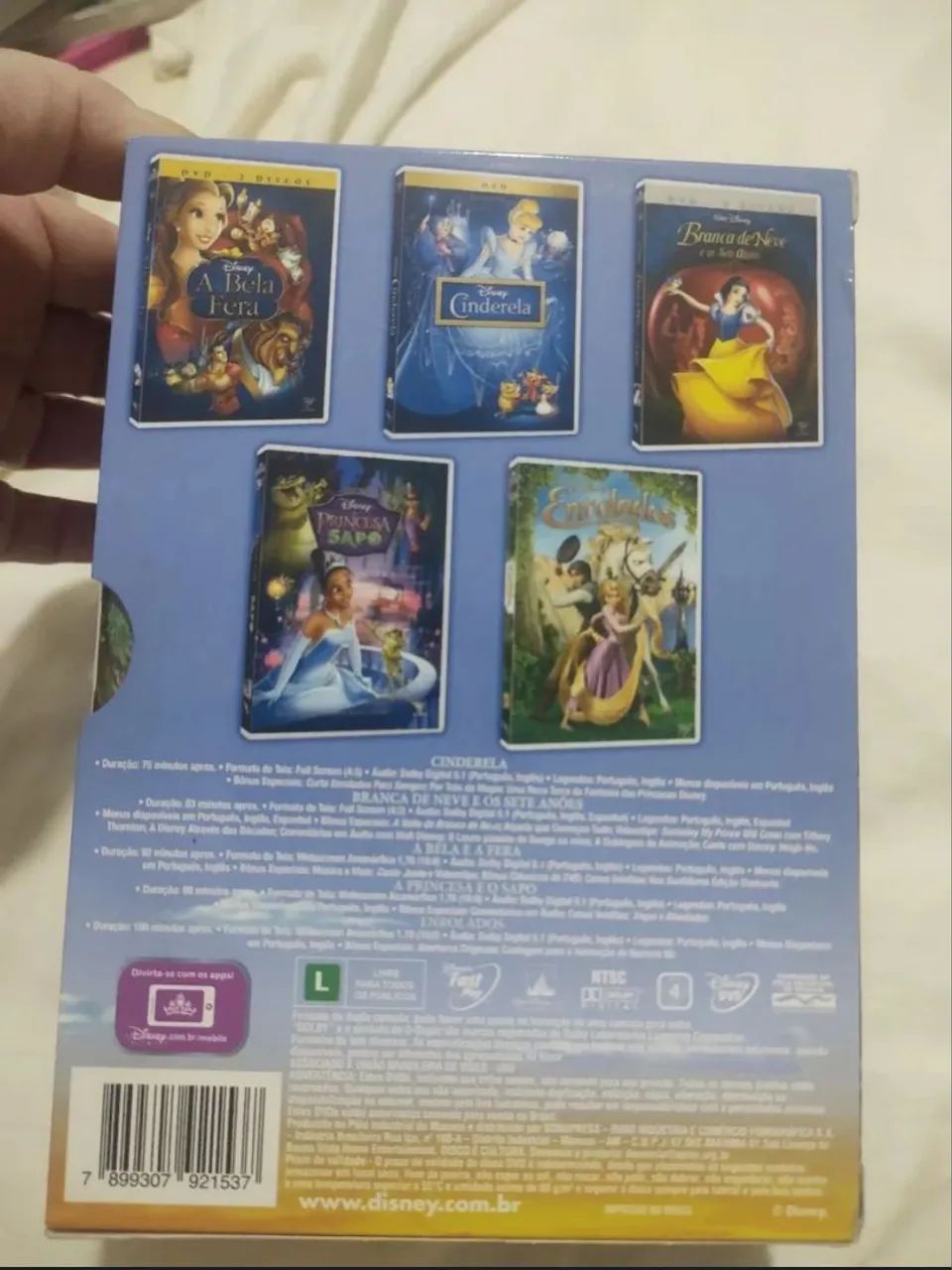 Coleção Disney Princesas Volume 1 e 2 - 10 Filmes - Foto 5