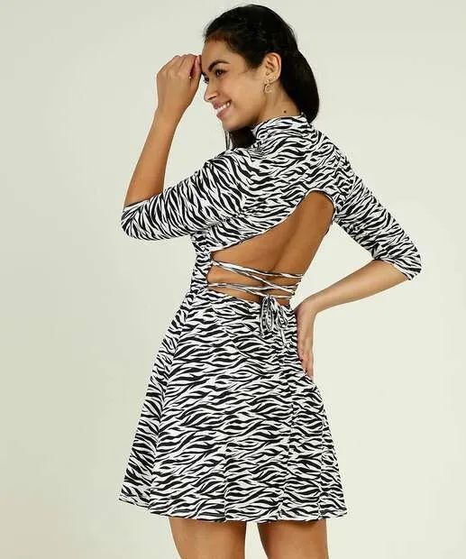Vestido zebra Marisa - Foto 2