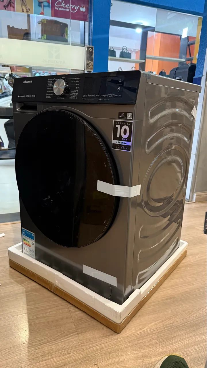  Lavar e Seca Hisense 11kg e 13 kilos WD 3s1143bt2  NOVAS  - Foto 2