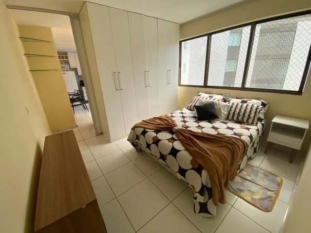 Flat mobiliado Ed Ayrton Rodrigues 1q em Boa Viagem