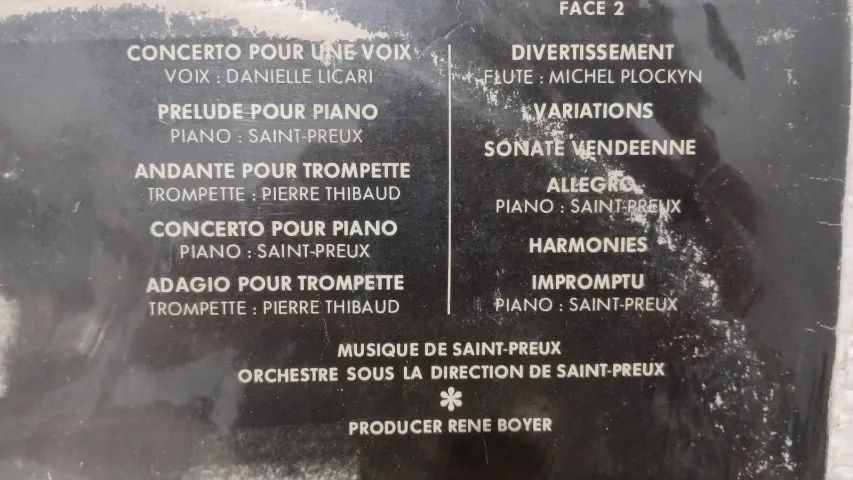 lp  danielle  licari - concerto pour une voix - saint preux - Foto 2