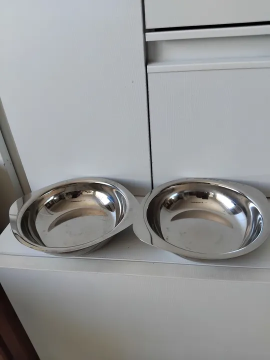 Pote sobremesa inox TRAMONTINA. 2 peças