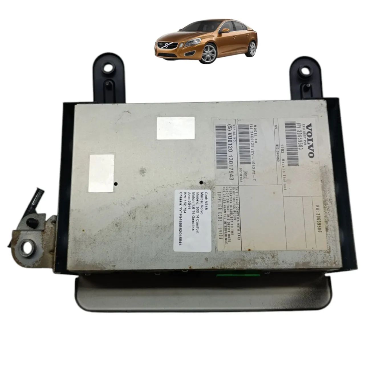 Módulo Amplificador Som Volvo S60 T4 2011 2012 2013 2014 15