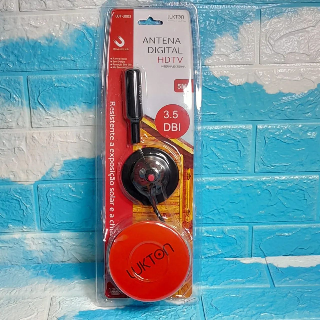 Antena Digital Interna, Externa 5 Metros  (Entrega Grátis)