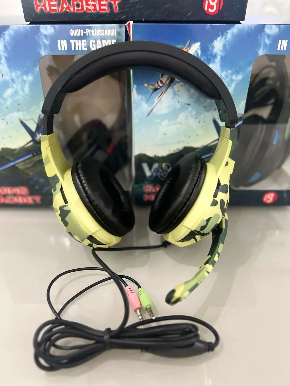 FONE GAMER headset  com microfone camuflado  - Foto 6
