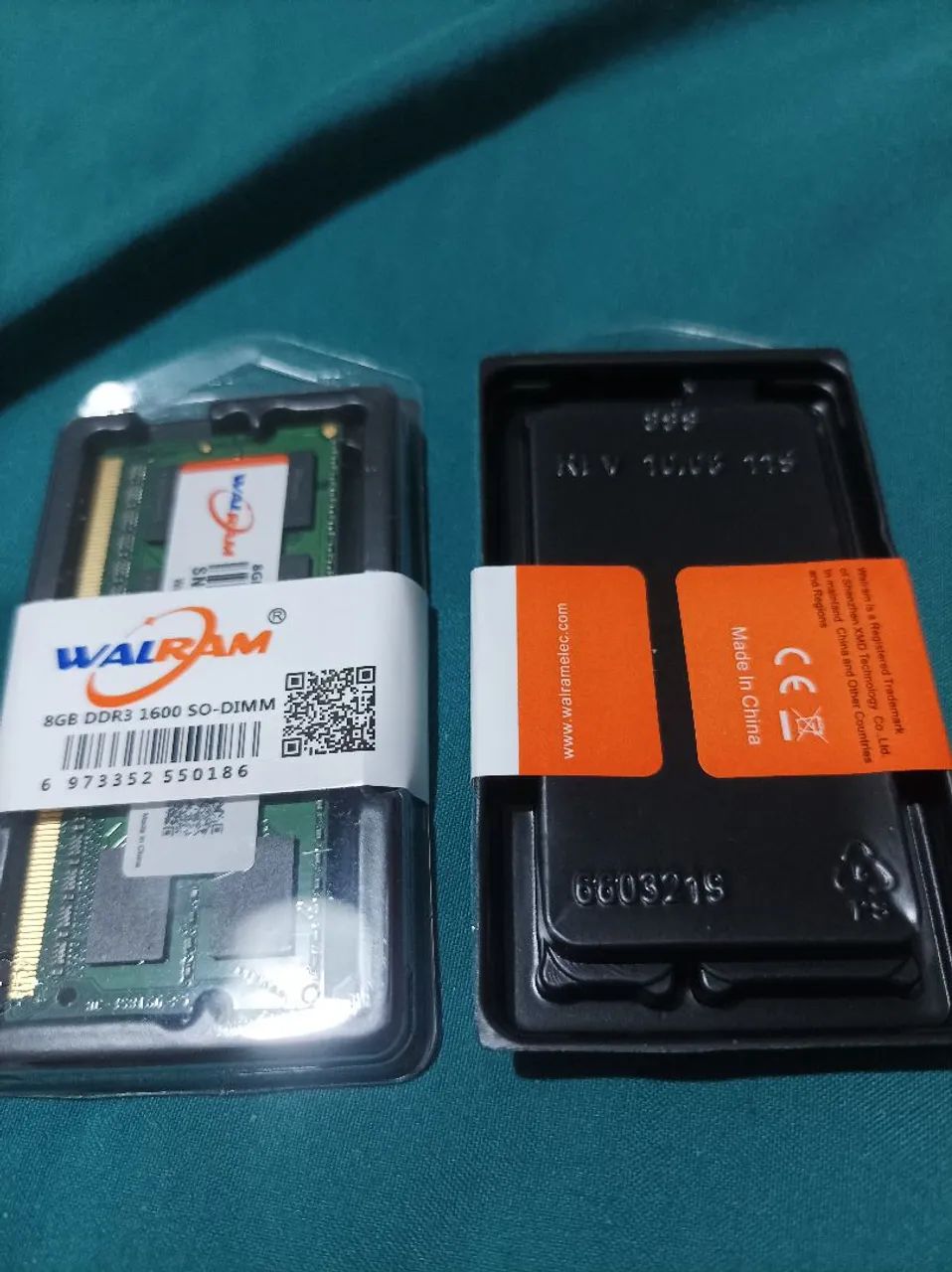 Memória RAM 8GB DDR3 1600MHz SO-DIMM Walram