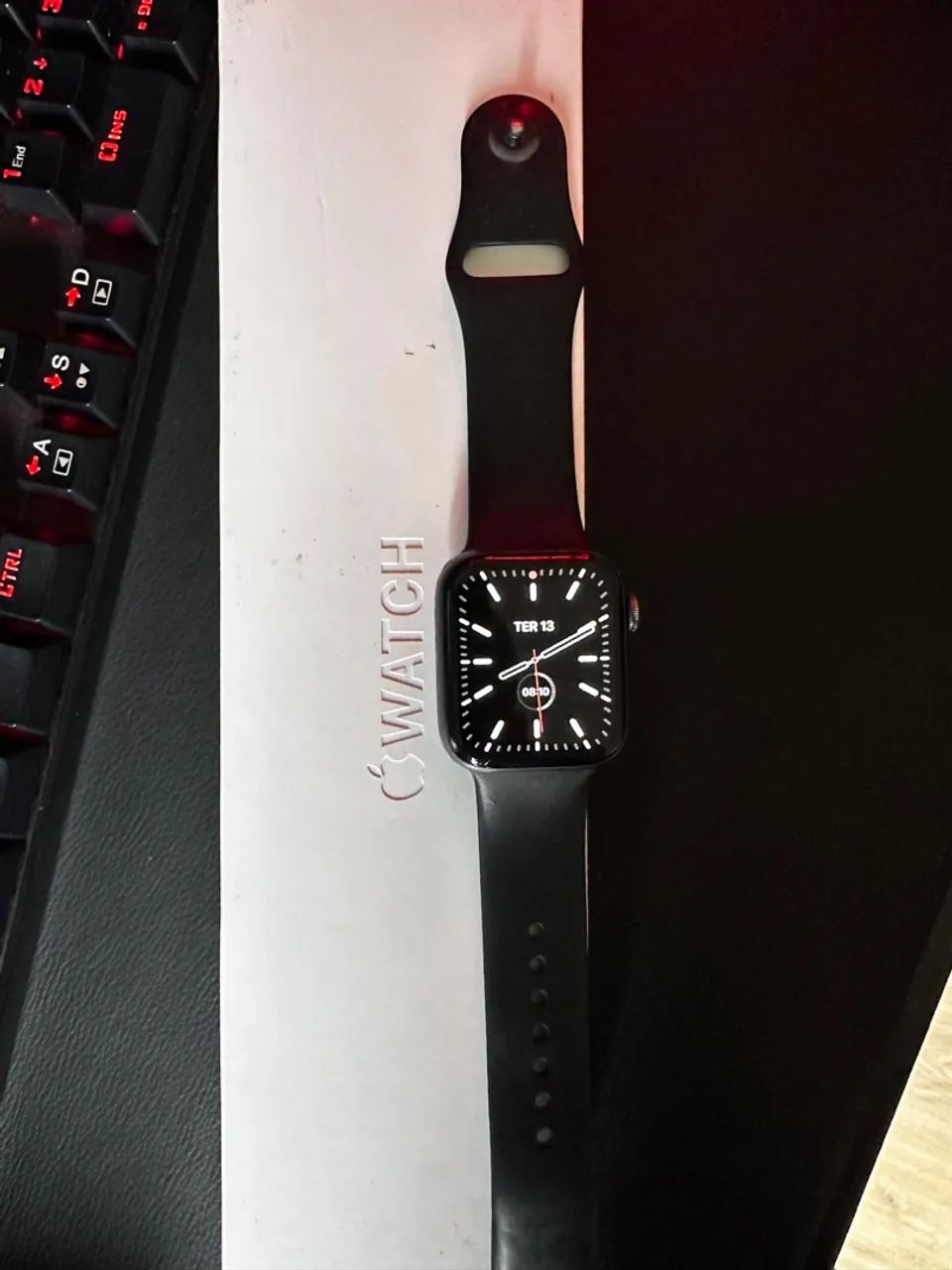 Apple Watch Series 6 - 44mm | Preto | Em boas condições