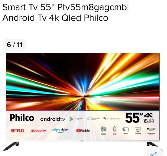 Tv smart 55 polegadas led 4k