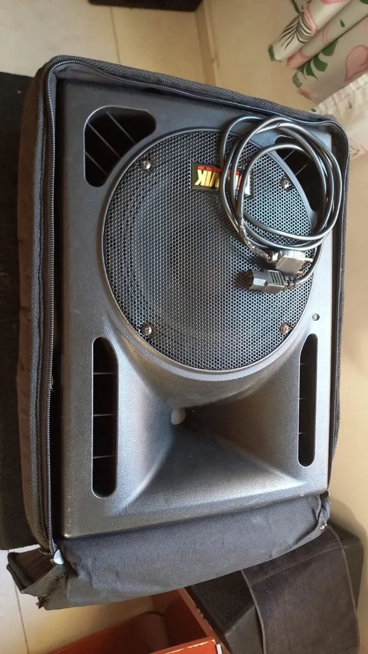 Caixa de som  Ativa 10 Polegadas 150w Rms Novik Neo Evo 150a Preta , Vendo ou troco - Foto 3