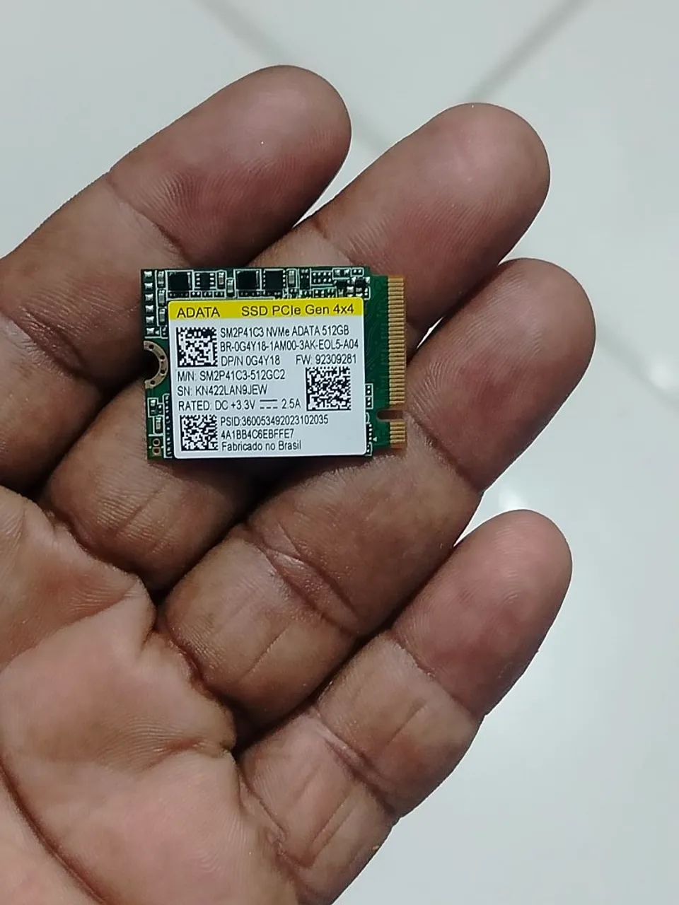 SSD 512Gb AData da Dell 64842080071426121