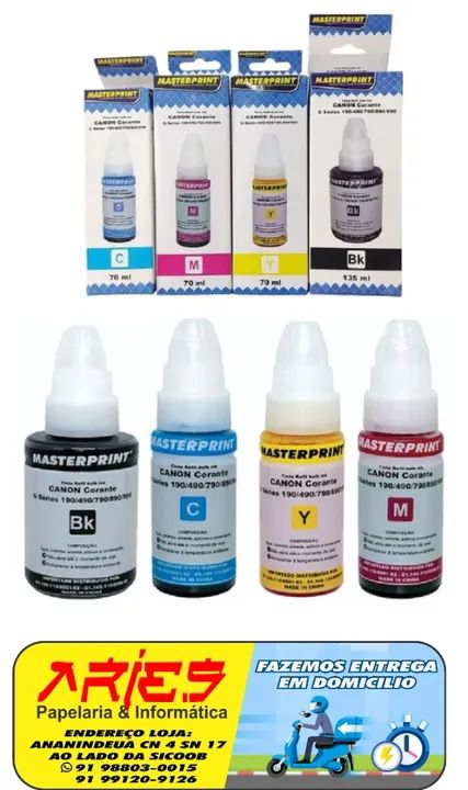 TINTA CANON G SERIES CORANTE MASTERPRINT