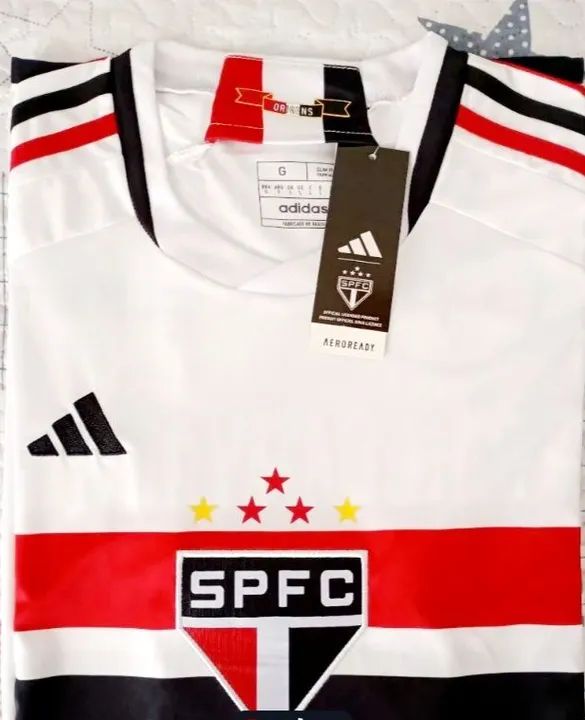 Camisa São Paulo Adidas - Tamanho G - Nova - Foto 5