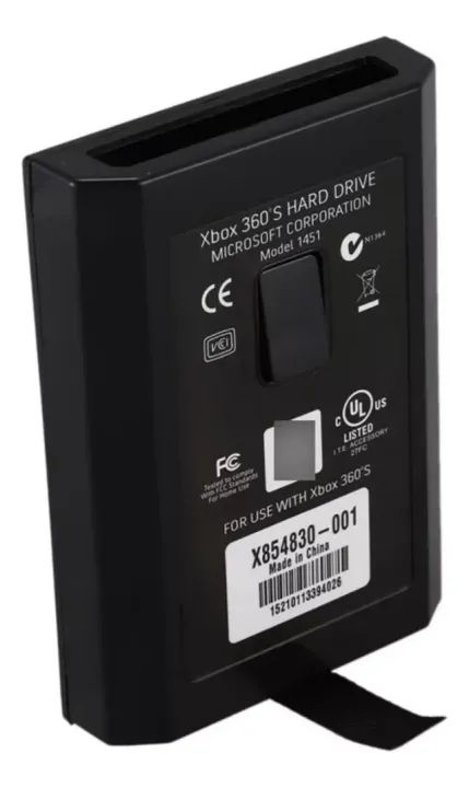 Disco rígido interno Microsoft Xbox 360 500GB Slim e Super Slim preto - Foto 4