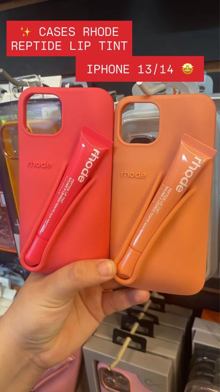 Cases RHODE REPTIDE LIP TINT para iPhone 13/14 - Acessórios de
