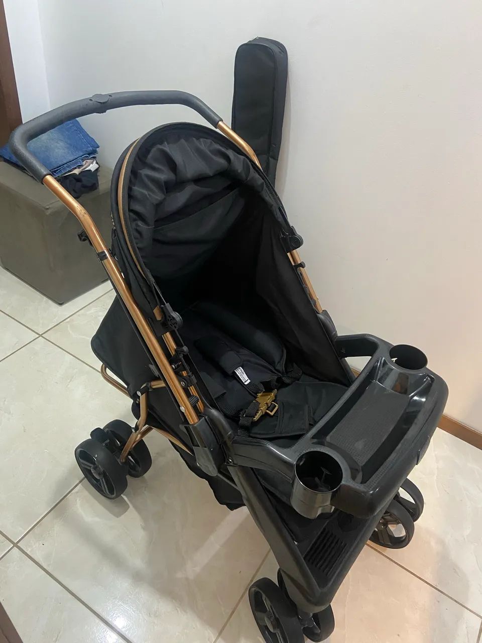 Carrinho de Bebê Bolt - Semi Novo   - Foto 5