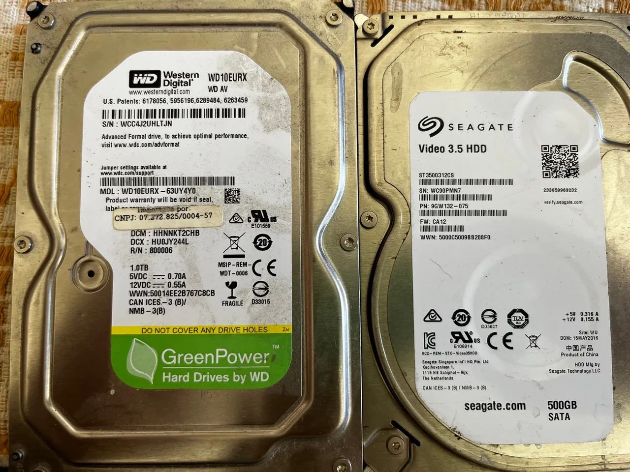 HDs para desktops e notebooks | 320GB, 500GB ou 1 TB