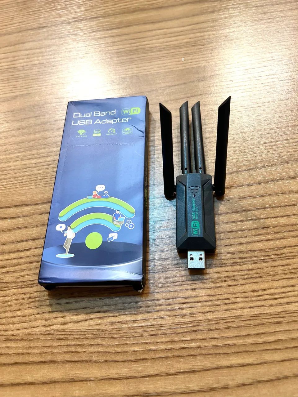 Adaptador Wi-Fi AC1200 USB 3.0 Dual Band - 4 Antenas
