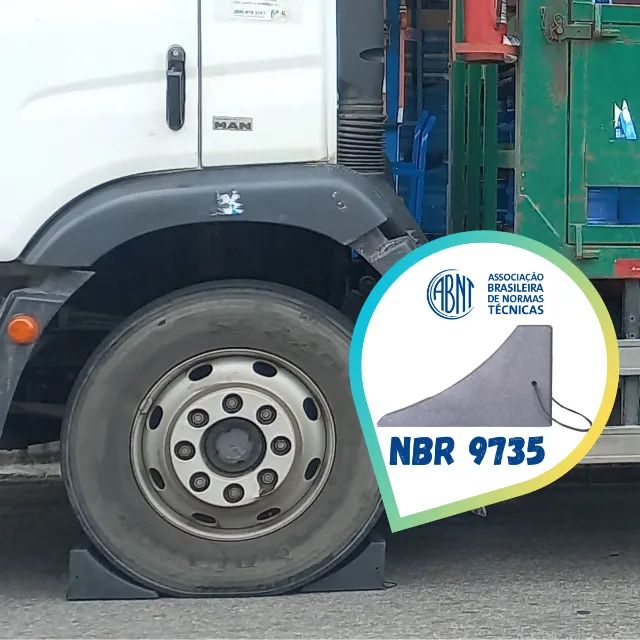 CALÇO PARA RODAS TRAILERS CAMINHÃO CAMINHONETE NBR 9735 - Foto 5