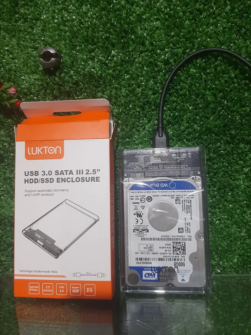 HD Externo 2.5" + Case USB 3.0 - WD Blue 500GB