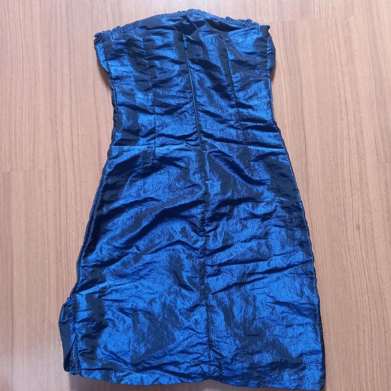 Vestido tomara que caia azul - Foto 2