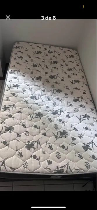 Colchão + cama Box Ortobom 