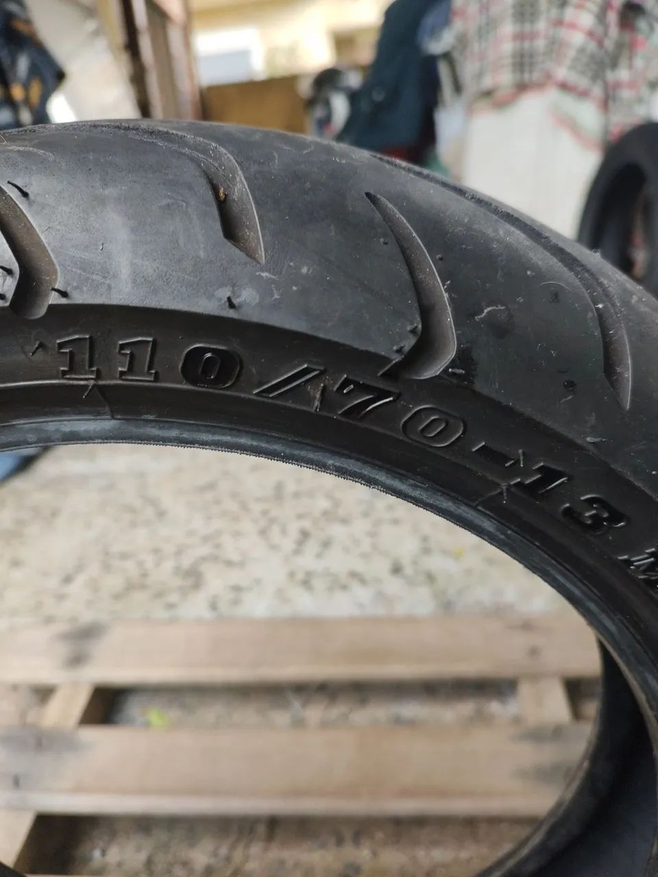 Pneu de moto NMAX 160 dianteiro e traseiro. - Foto 3