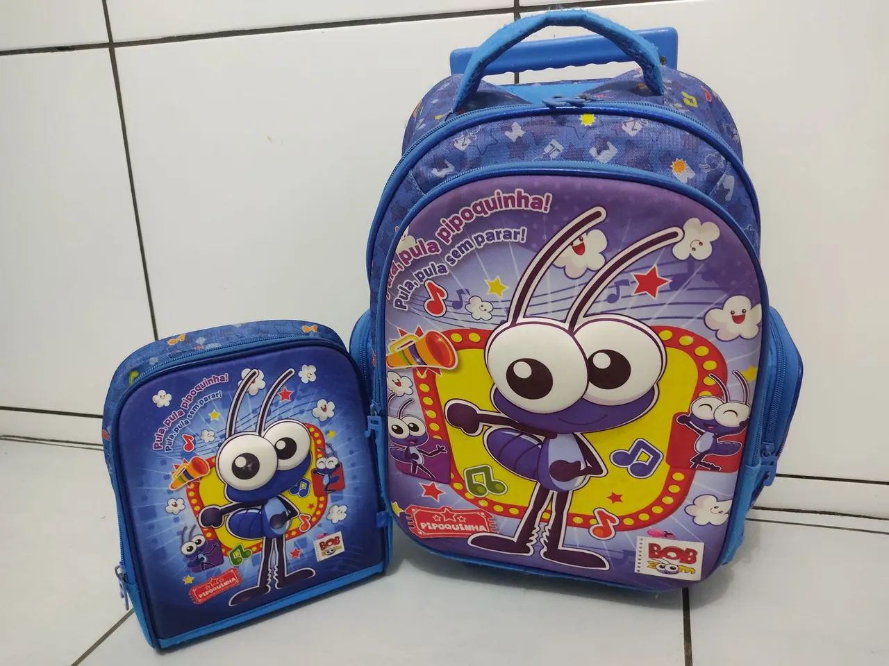 Mochila de rodinhas Bob Zoom + Lancheira