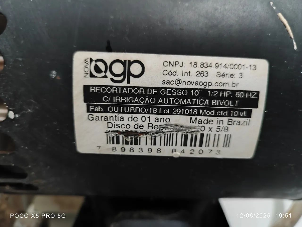 Vende-se recortador de gesso OGP - Foto 4