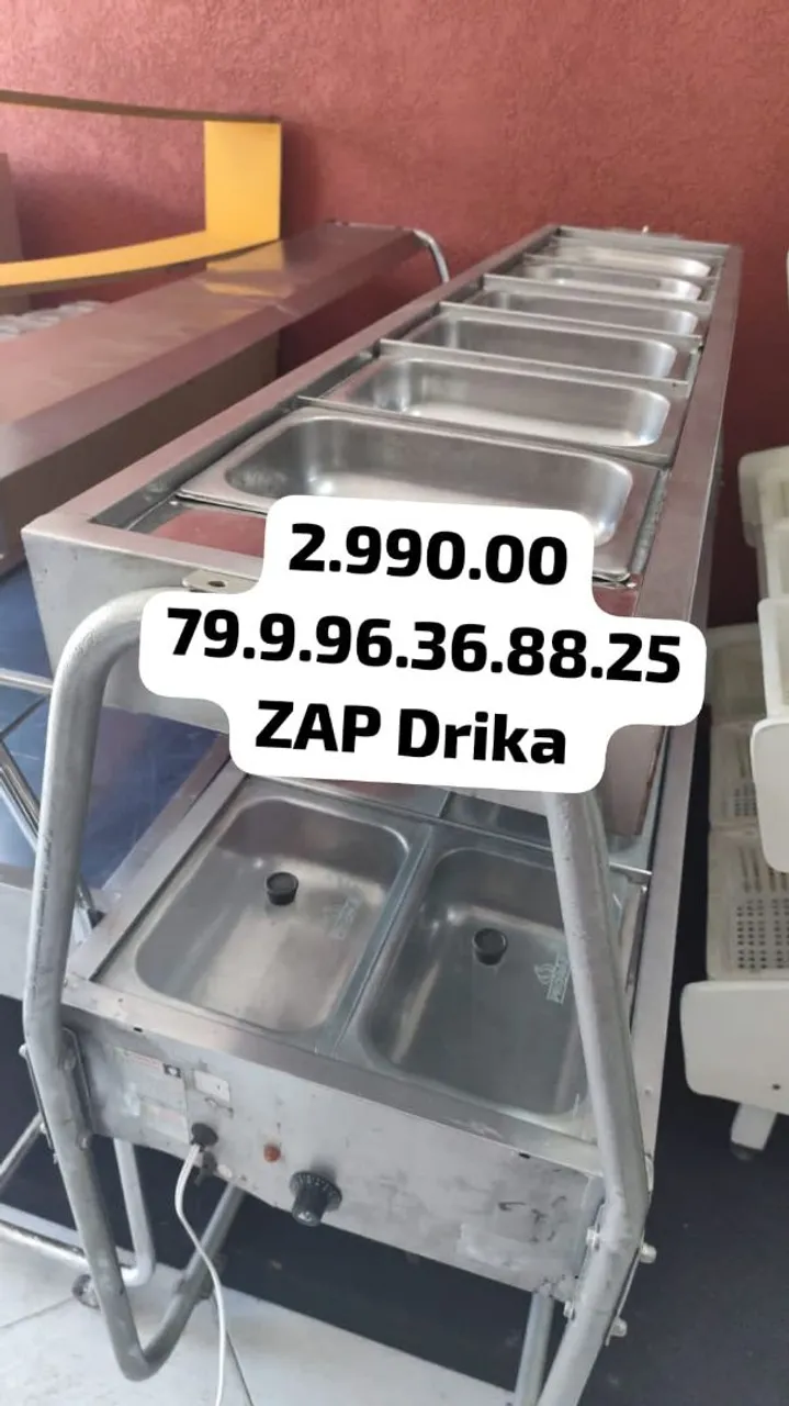 Bancada Térmica para Restaurante - Oportunidade!
