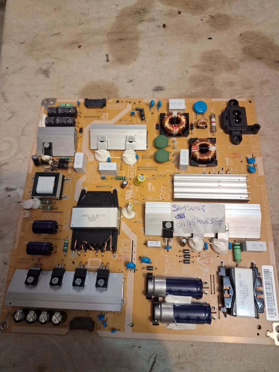Placa fonte samsung un49mu6300g - Foto 2