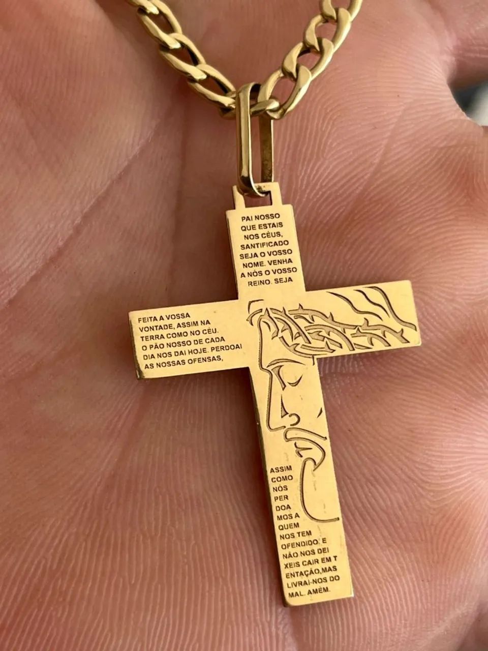 Corrente Ouro 18k Com Pingente  - Foto 3
