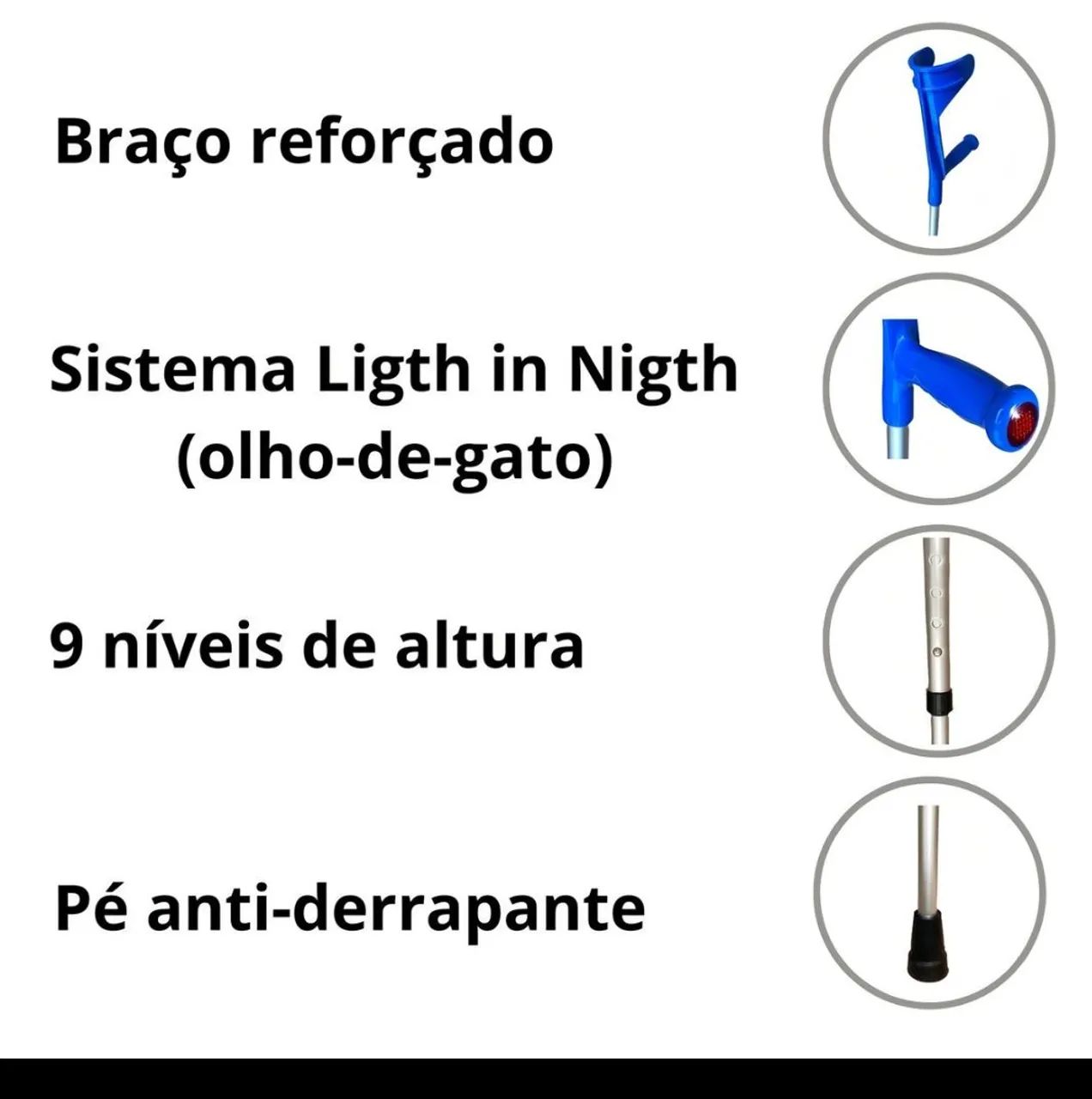 Vendo par de muletas  - Foto 2