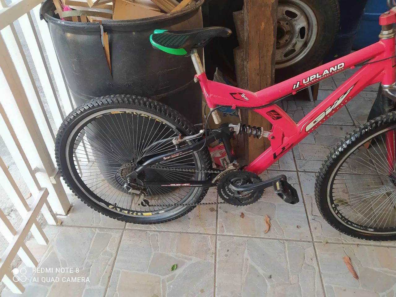 Mountainbike aro 26 dupla suspensão, 72 raios, canguru, desapego