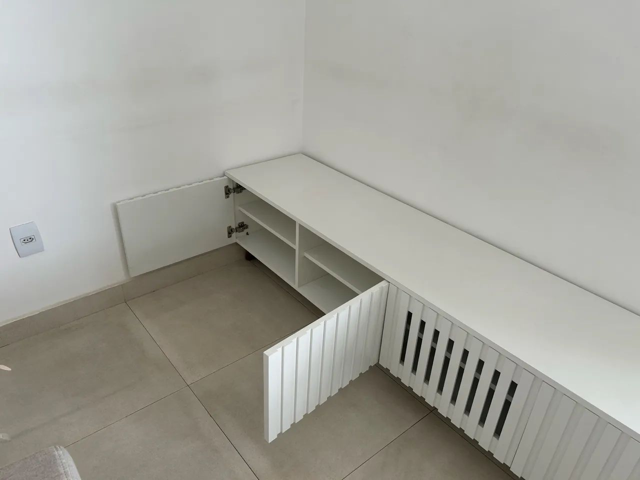 Rack branco ripado - MDF planejado64840818645761123