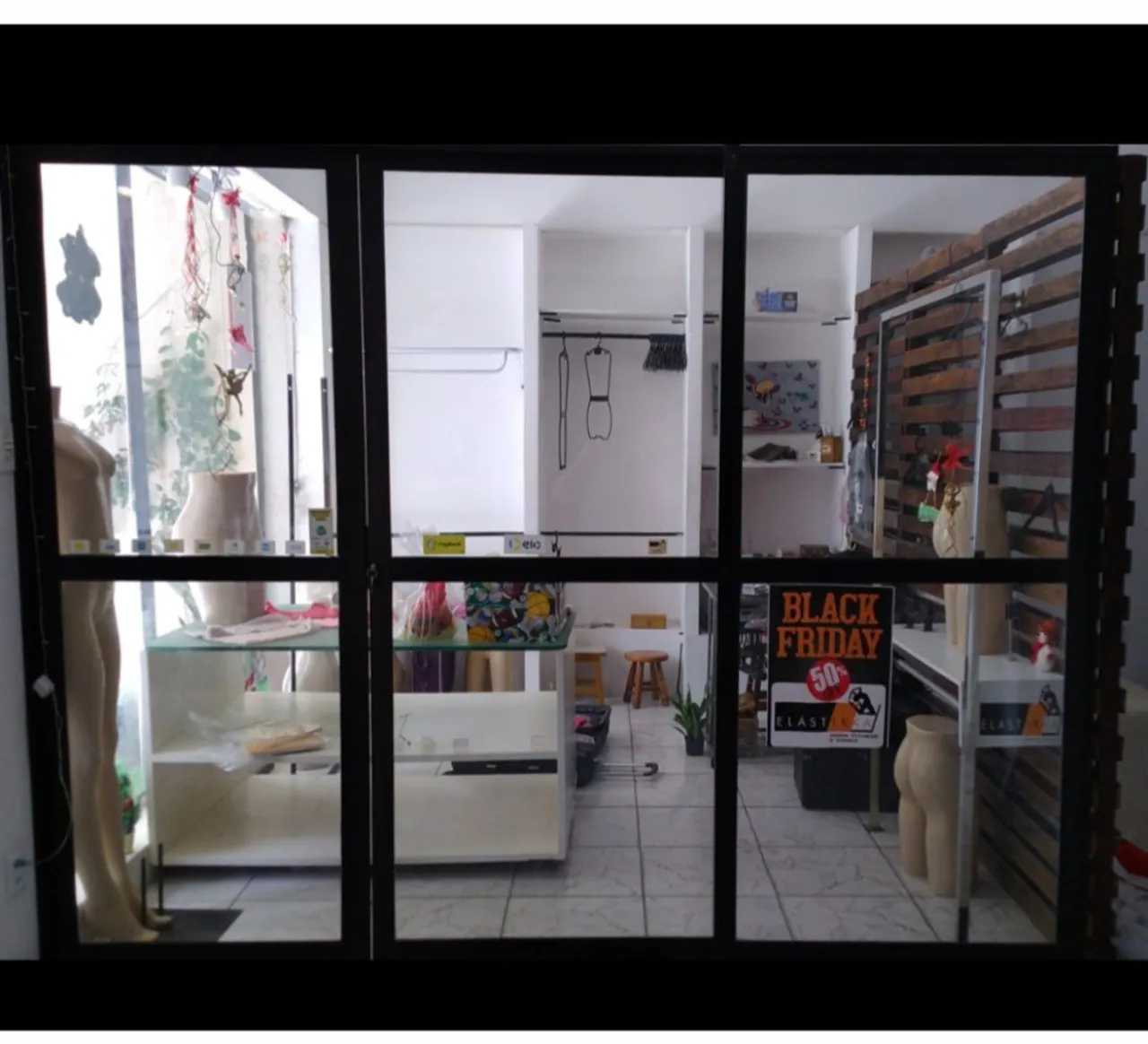 porta vidro com trilho