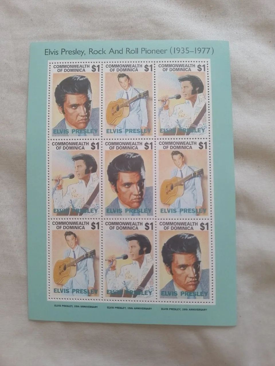 Lote de selos Elvis Presley. - Foto 2
